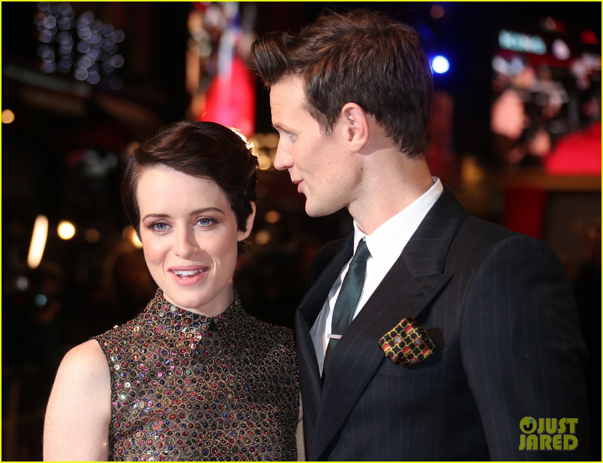 Claire Foy & Matt Smith Reunite in London for 'The Crown' Season Two
