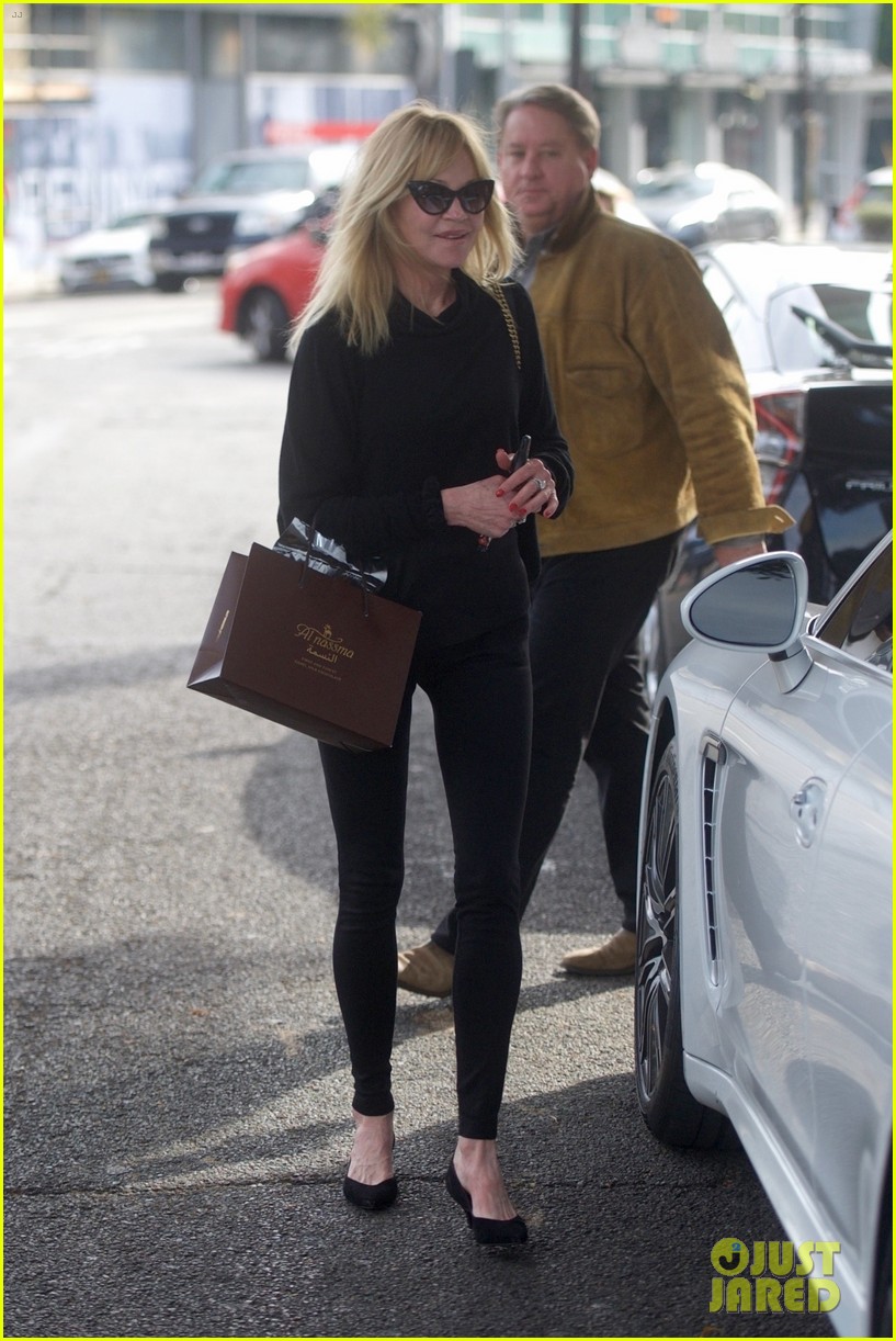 melanie griffith is all smiles during afternoon shopping spree 093994341