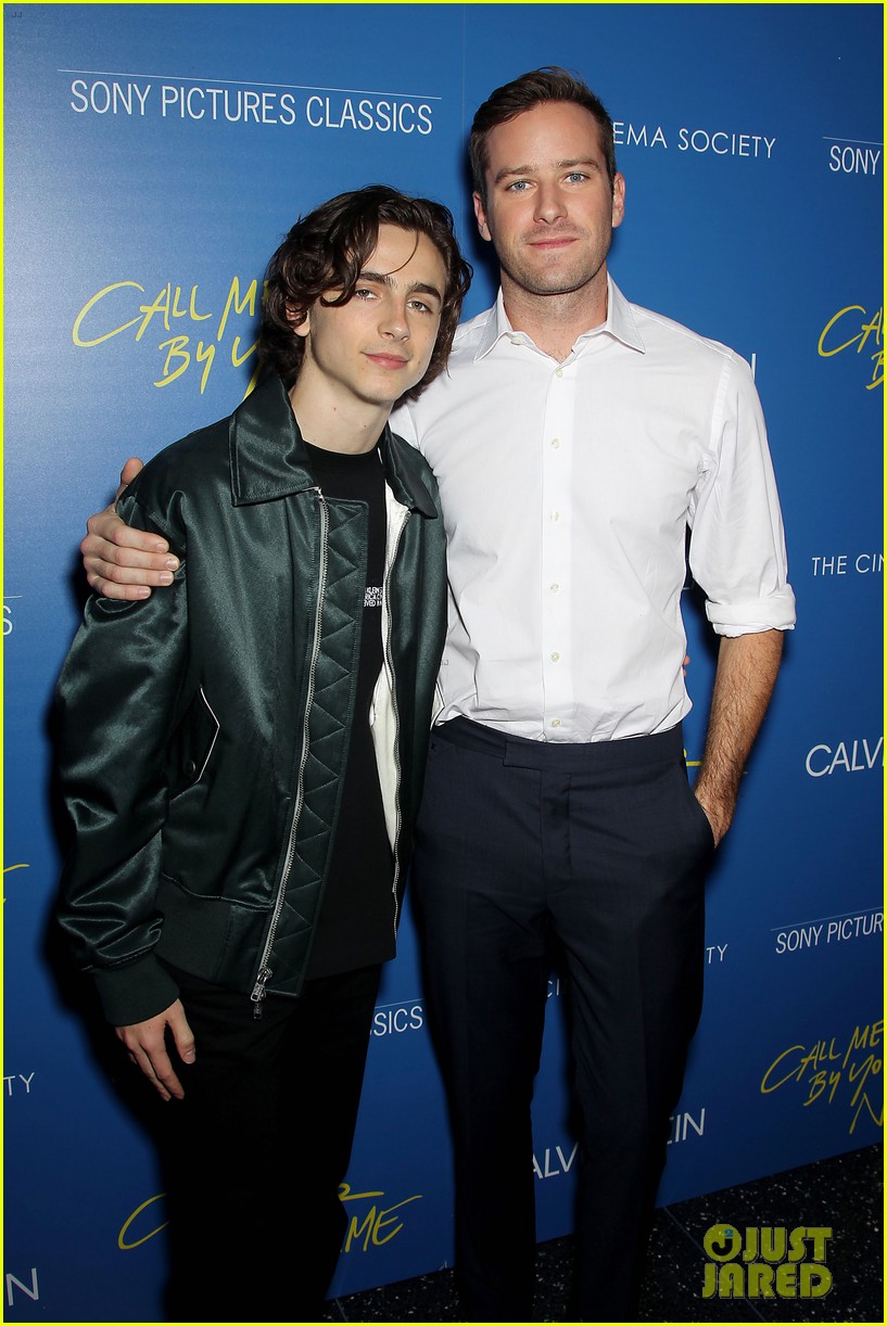 armie hammer timothee chalamet call me by your name nyc 063988846