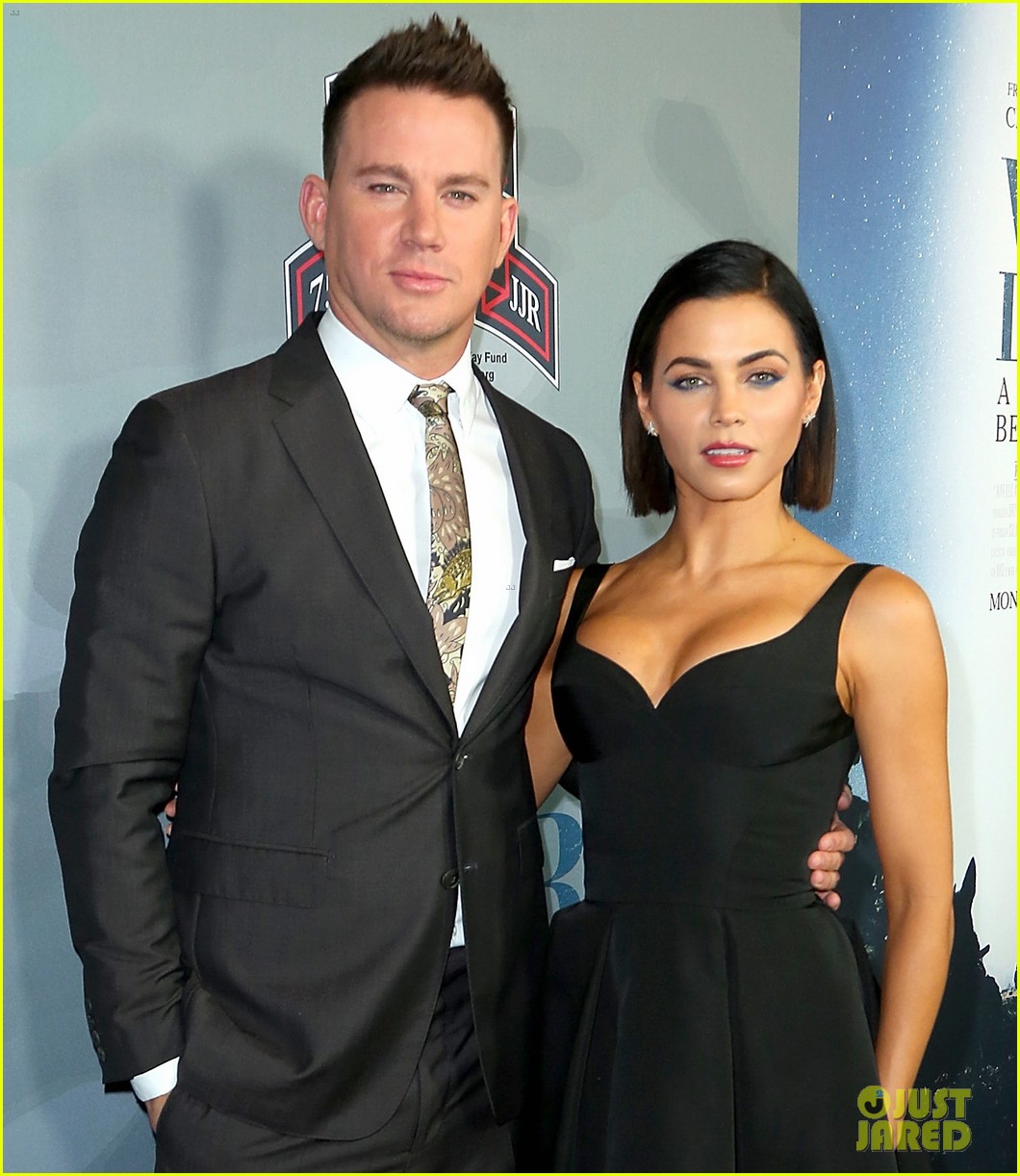 channing tatum premieres documentary war dog a soldiers best friend with wife jenna 01
