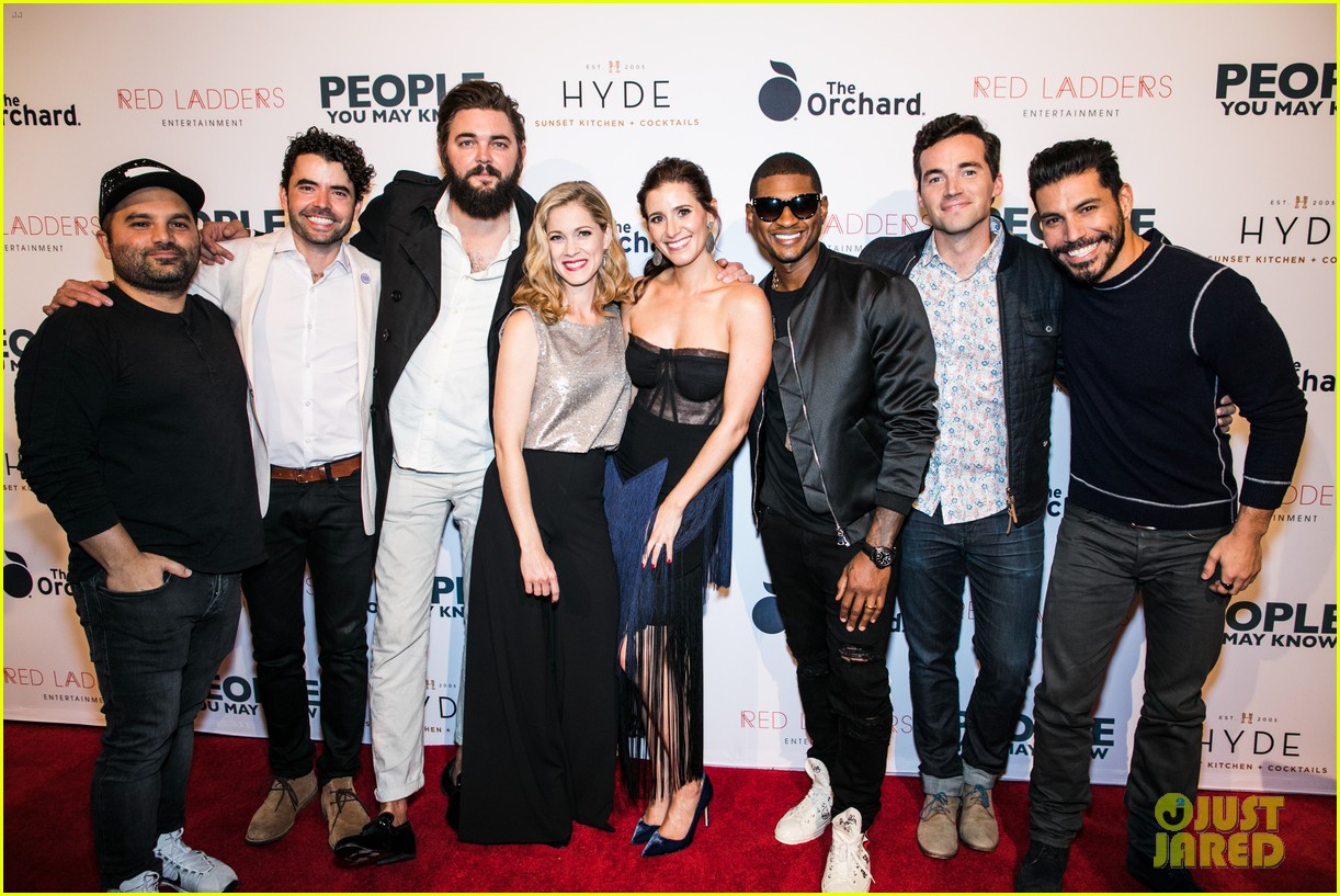 usher gets stevie wonder support at people you may know premiere 103987600