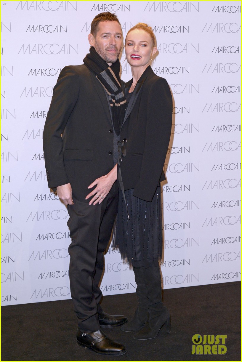 kate bosworth is joined by husband michael polish at marc cain fashion show 054002258