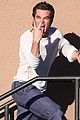 chris pine gets silly while running errands 01