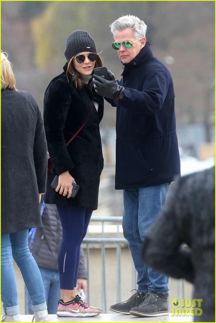 Katharine McPhee & David Foster Pack on PDA, Look So Happy in Paris(02)
