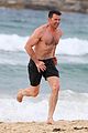 hugh jackman goes shirtless at the beach with his hot trainer 46