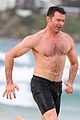 hugh jackman goes shirtless at the beach with his hot trainer 54