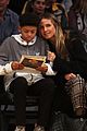heidi klum son henry sit courtside at the lakers game 03