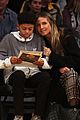 heidi klum son henry sit courtside at the lakers game 05