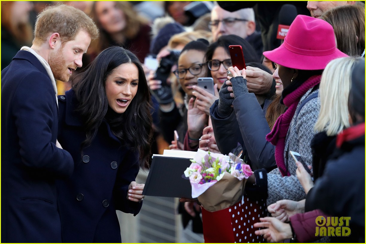 prince harry fiancee meghan markle step out first official royal public engagement together 153995205