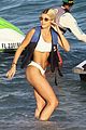 sofia richie rides a jet ski in a white bikini on miami beach 01