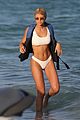 sofia richie rides a jet ski in a white bikini on miami beach 12