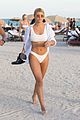sofia richie rides a jet ski in a white bikini on miami beach 13