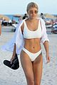 sofia richie rides a jet ski in a white bikini on miami beach 15