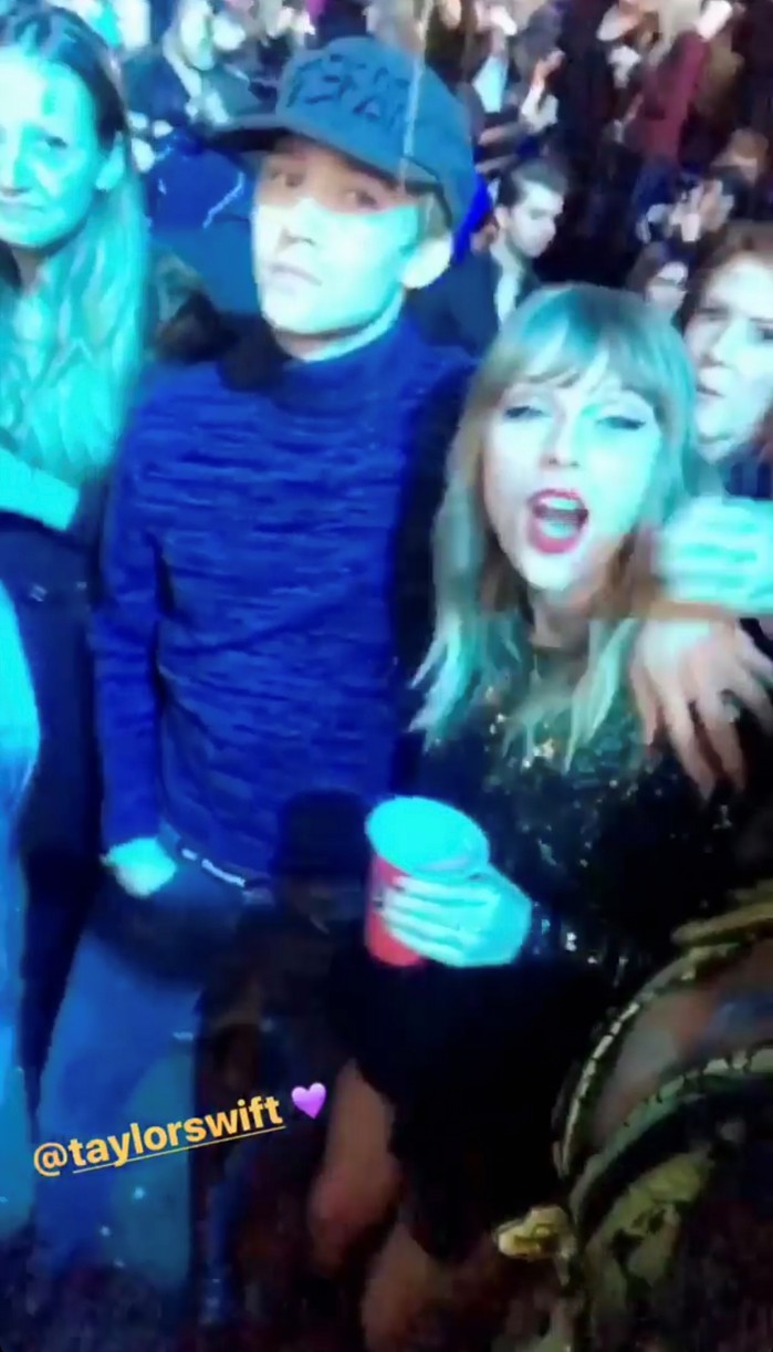 Taylor Swift & Joe Alwyn Dance to Ed Sheeran's Music at Jingle Bell