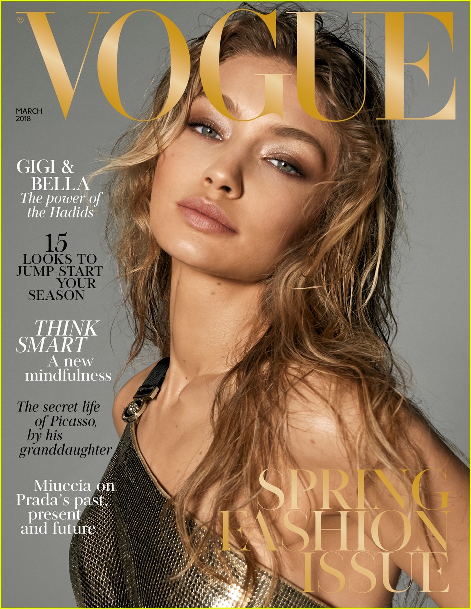 Gigi & Bella Hadid Stun on the Cover of 'British Vogue' March 2018