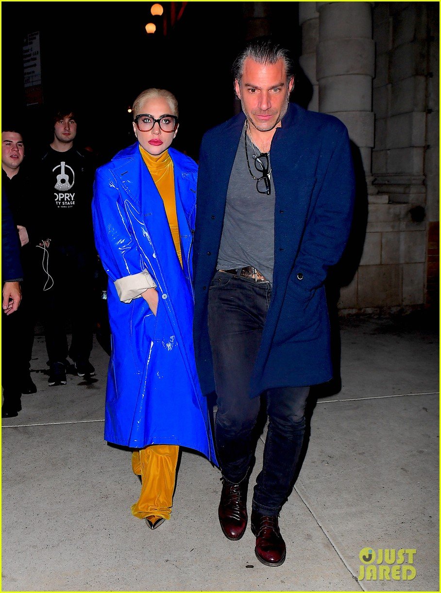 lady gaga boyfriend christian carino step out for date night in nyc 03