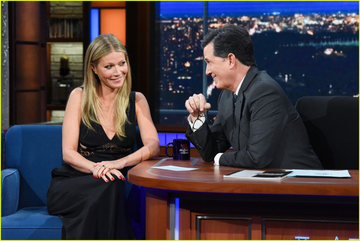 Stephen Colbert & Paltrow Combine Their Lifestyle Brands