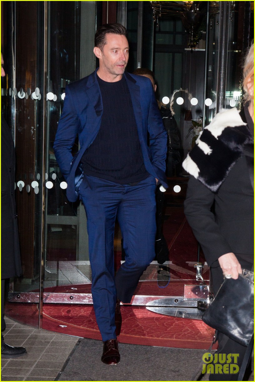 hugh jackman looks dashing in blue suit while stepping out in paris 03