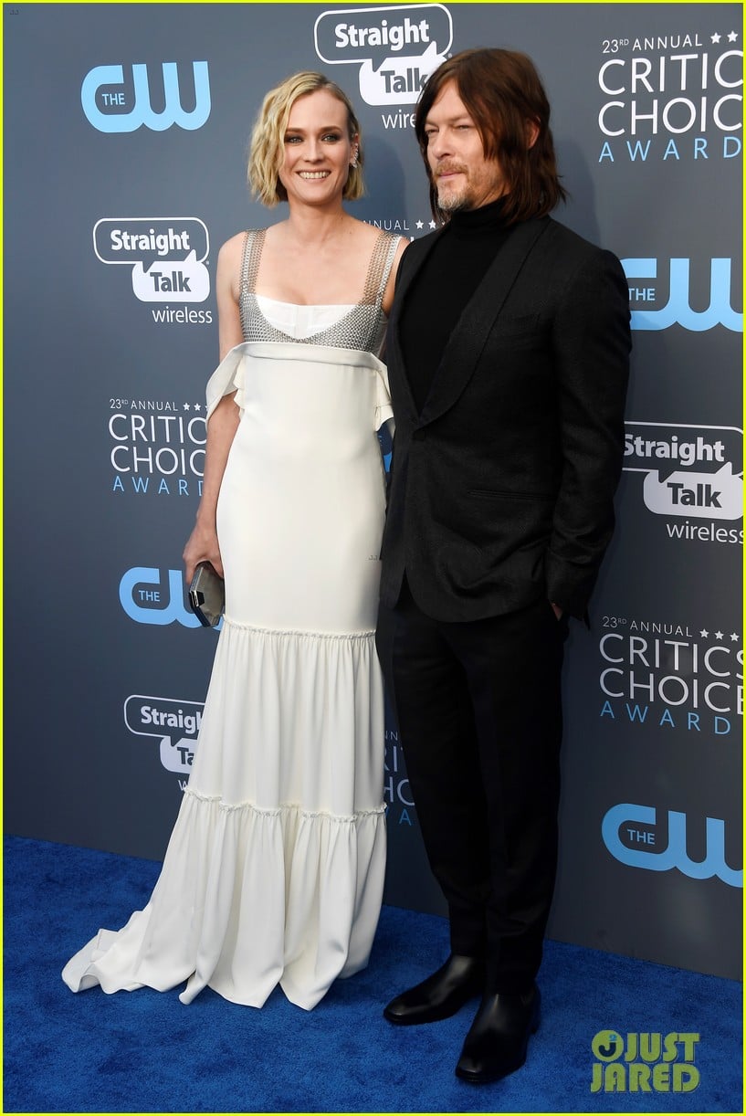 Diane Kruger & Norman Reedus Couple Up at Critics' Choice Awards 2018