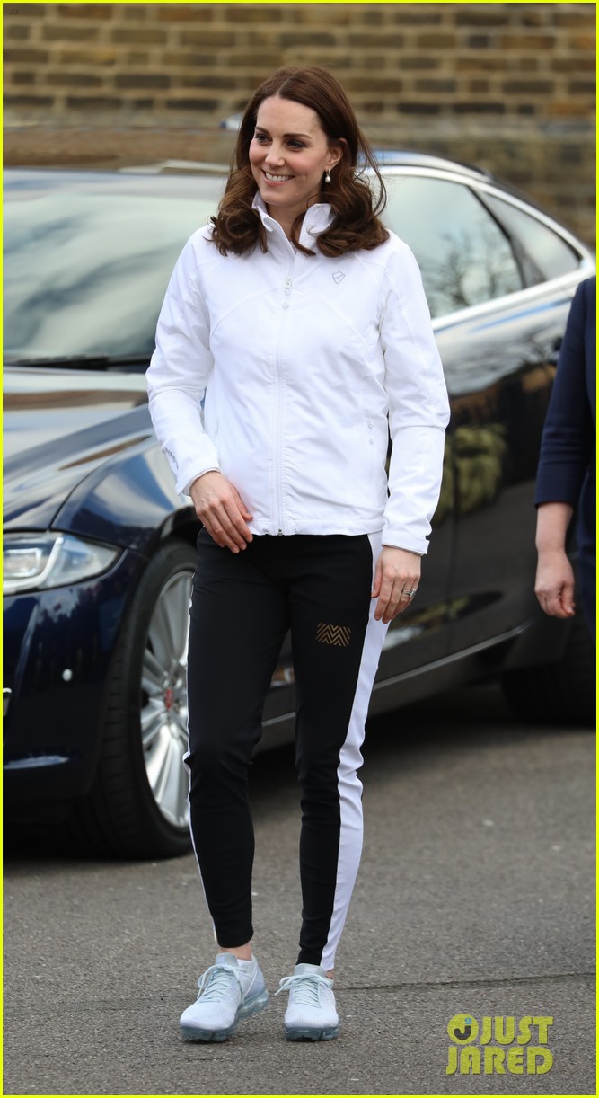 kate middleton switches from business casual to sports ready for royal duties 124015791