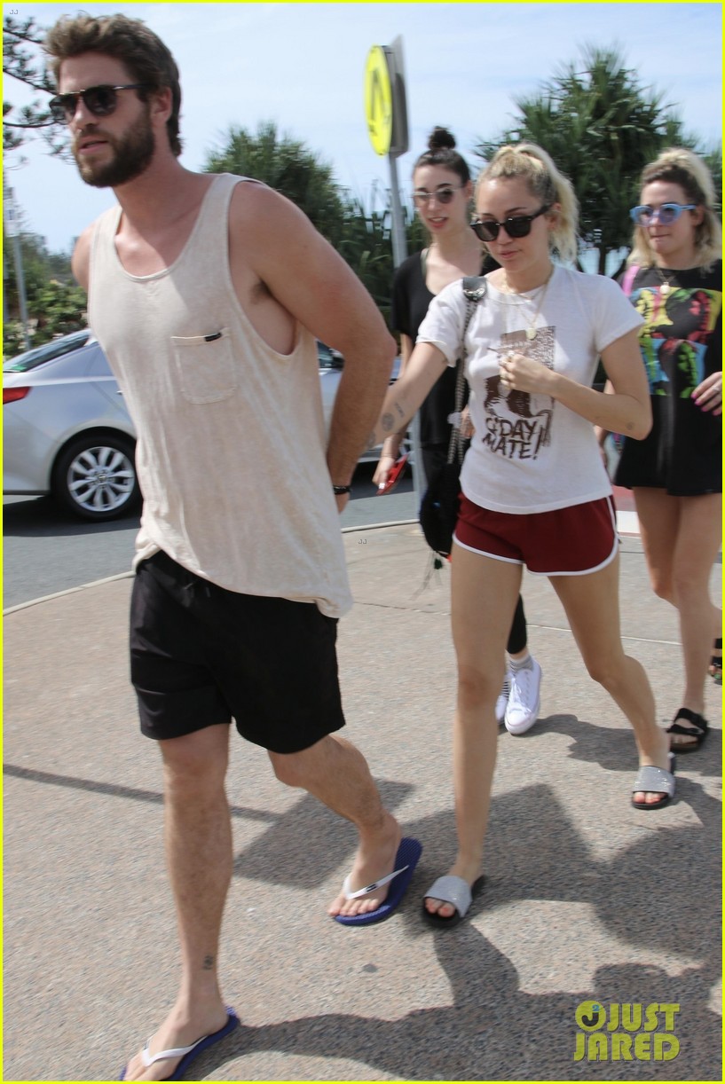 Miley Cyrus Heads Out With Liam Hemsworth Before His 28th Birthday in