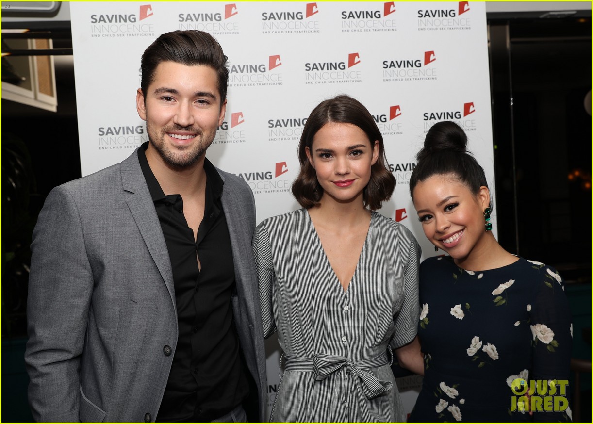 maia mitchell gets support from the fosters co star cierra ramirez at saving innocence 064020940