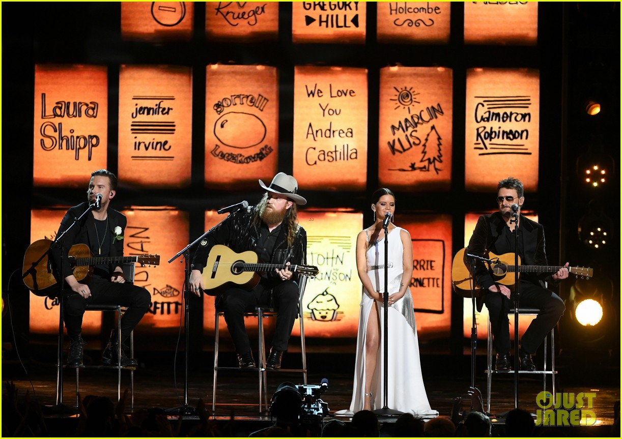 Chris Stapleton, Maren Morris, & Eric Church Perform Moving Tribute to