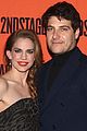 anna chlumsky adam pally attend opening night of cardinal in nyc 02