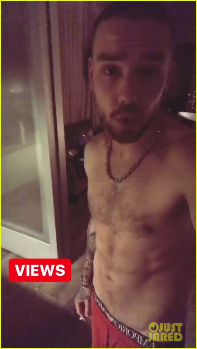 liam payne shares super hot shirtless photo from bed 02