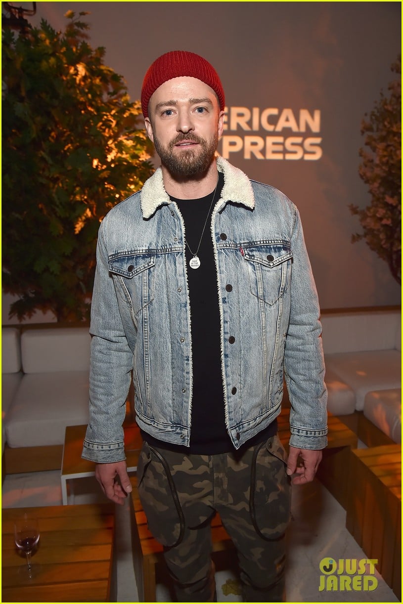 justin timberlake support from wife jessica biel man of the woods nyc listening session 014016248