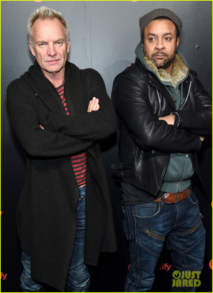 keith urban sting and shaggy join forces at spotifys best new artist party 094021651
