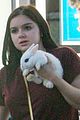 ariel winter and boyfriend levi meaden adopt a baby rabbit 05