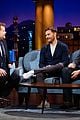 jamie dornan shows off his unfortunate bouncy catwalk on late late show 04