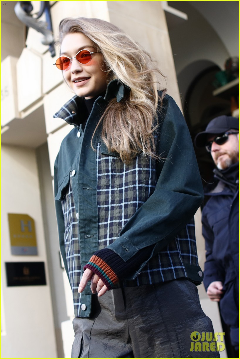 gigi bella hadid out about in paris 084040929