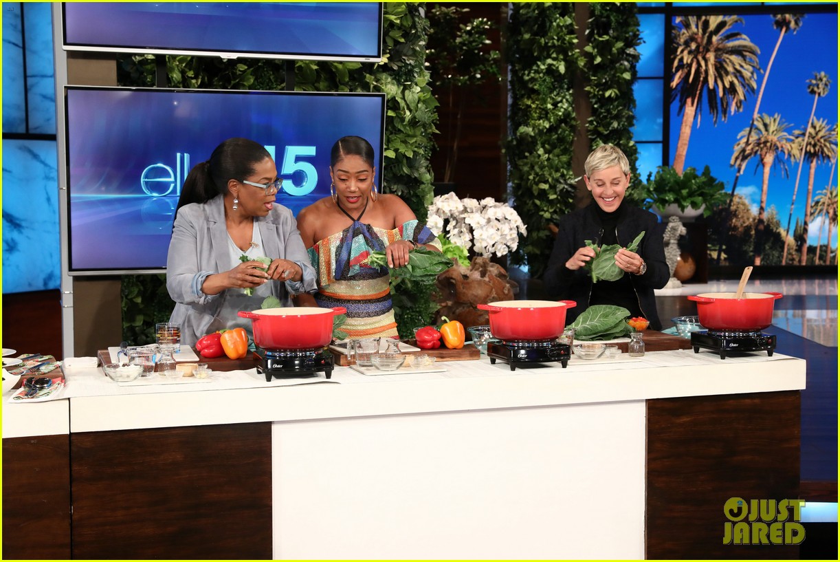 Tiffany Haddish Cries Tears of Joy After Oprah Surprises Her on 'Ellen