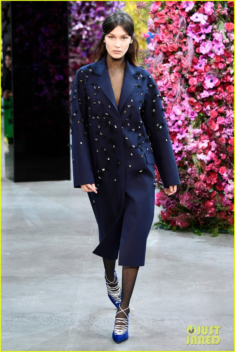 bella hadid walks in first new york fashion week 2018 show for jason wu 03