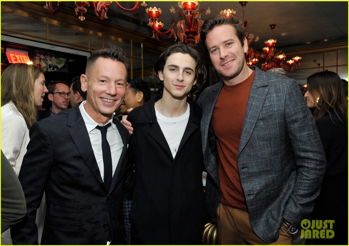 armie hammer timothee chalamet gq event 15