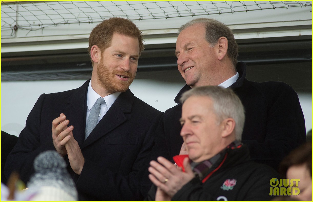 prince harry check sout the enland vs wales rugby match 144031058