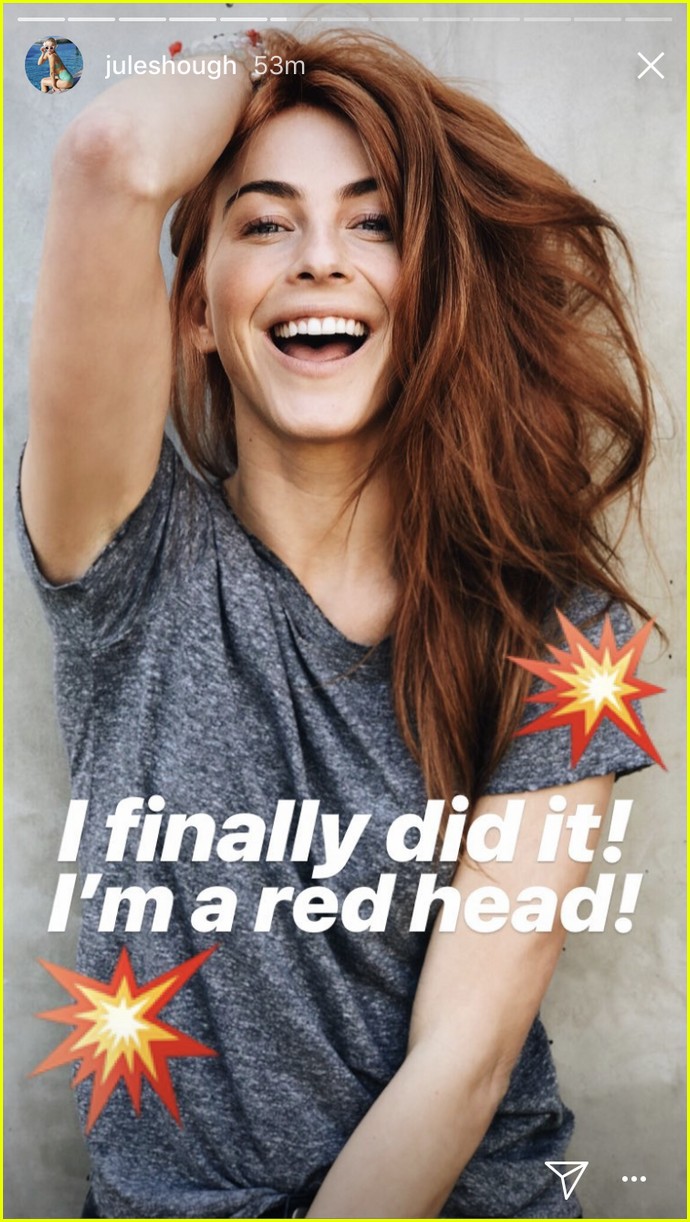 julianne hough dyes her hair red see the pics 01