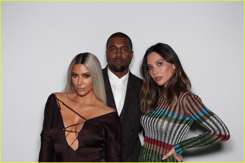 Kim Kardashian & Kanye West Join Chrissy Teigen & John Legend at Ellen(02)