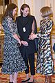 pregnant kate middleton attends fashion event at buckingham palace 17