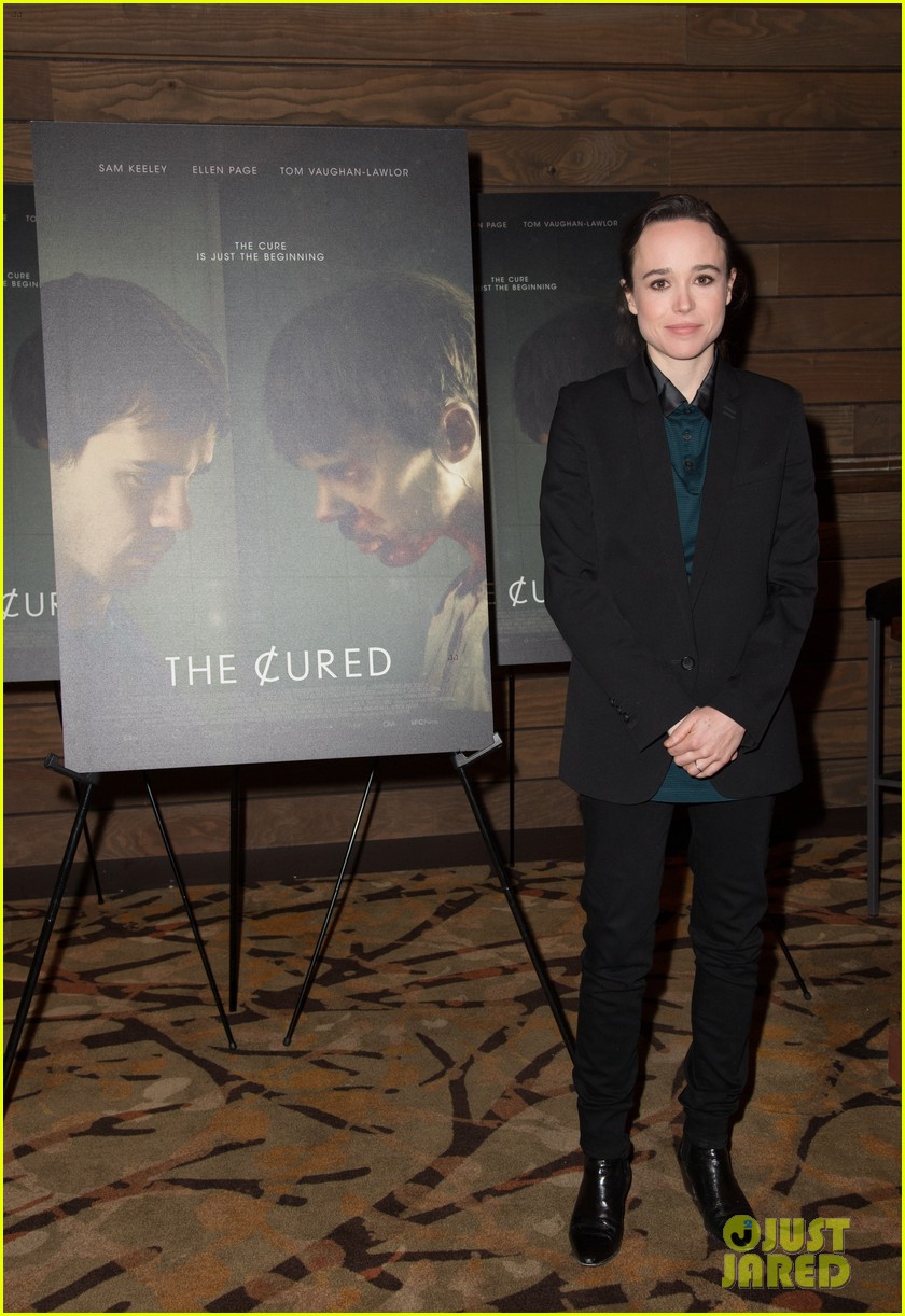 ellen page wife emma portner share kiss at the cured l a screening 02