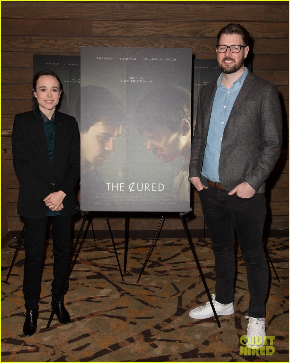 ellen page wife emma portner share kiss at the cured l a screening 064036629