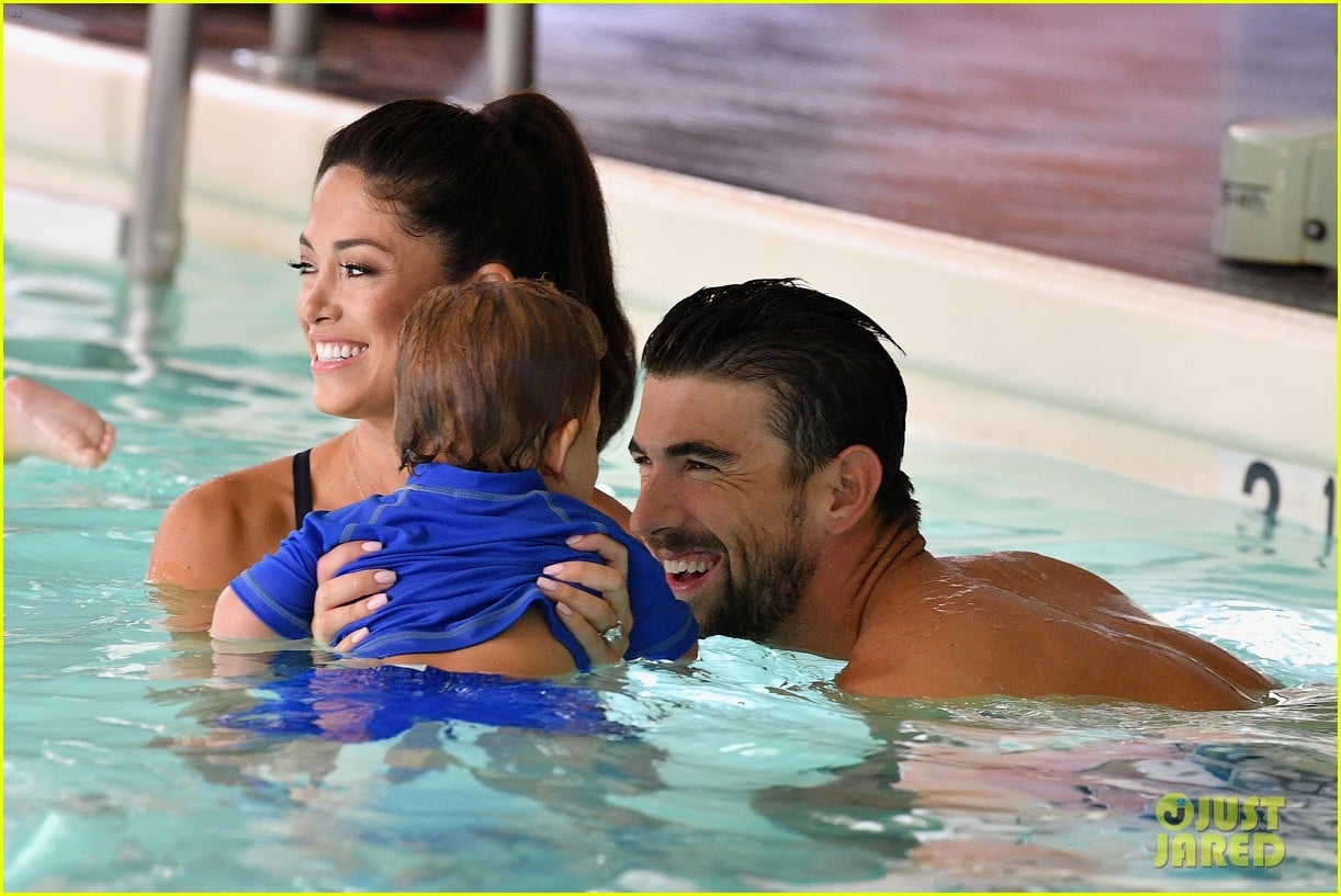 Michael Phelps & Wife Nicole Son Beckett Richard! Photo