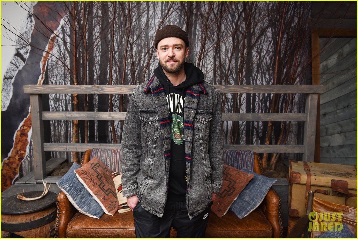 justin timberlake unveils man of the woods collection at soho pop up shop. 054030450