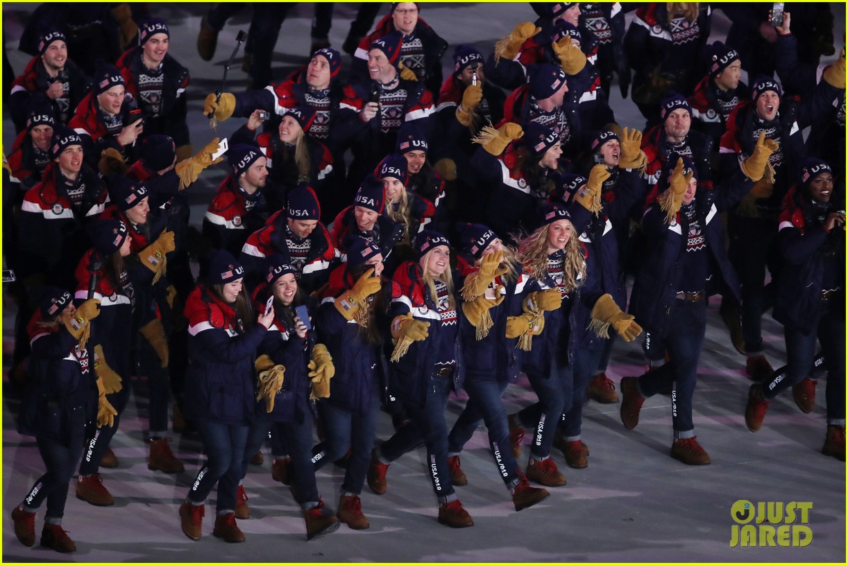 Photo team usa opening ceremony winter olympics 2018 01 Photo