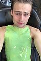 douglas booth goes shirtless for body cast session 04