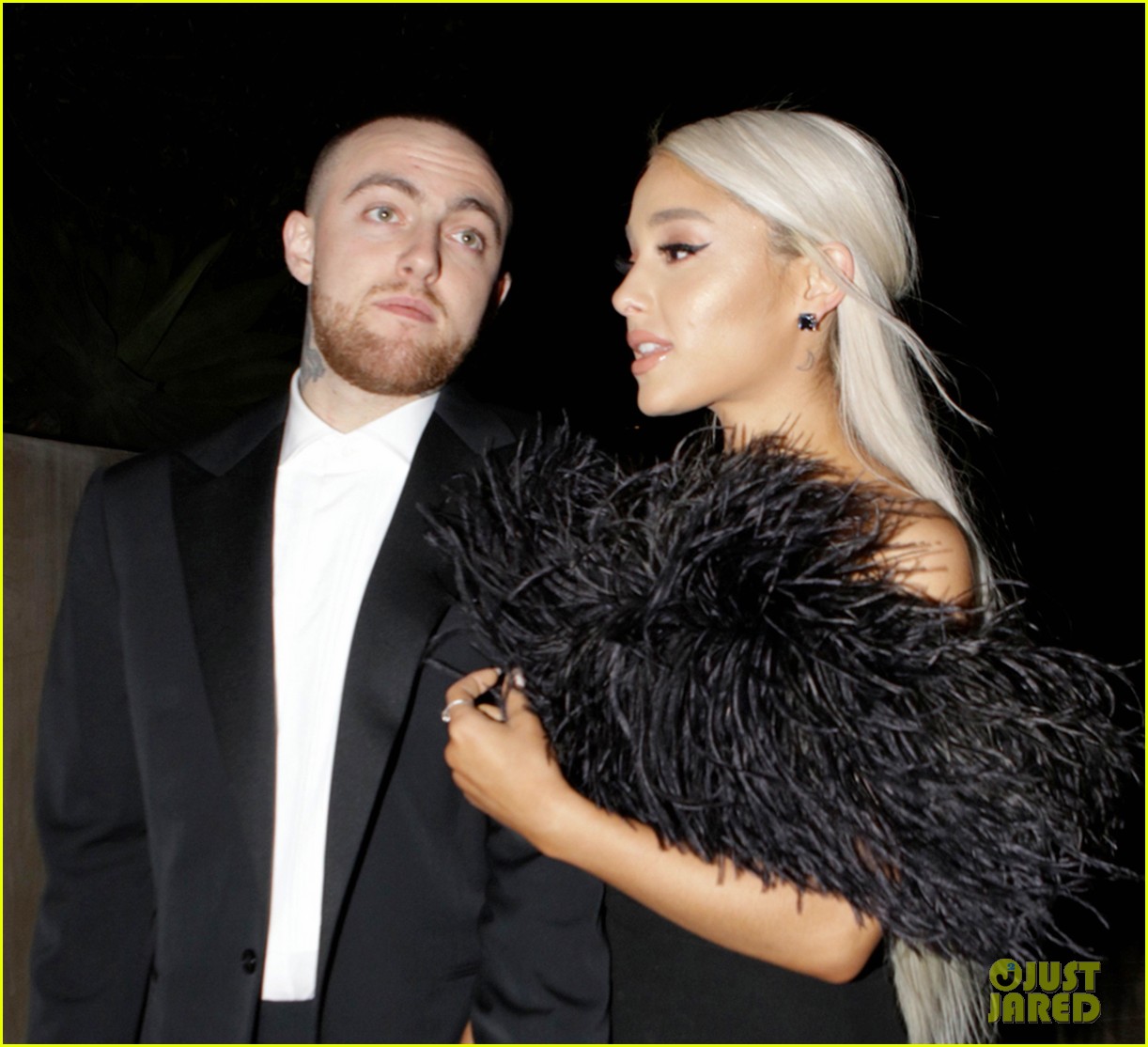 ariana grande and mac miller attend madonnas oscars party2 064046327