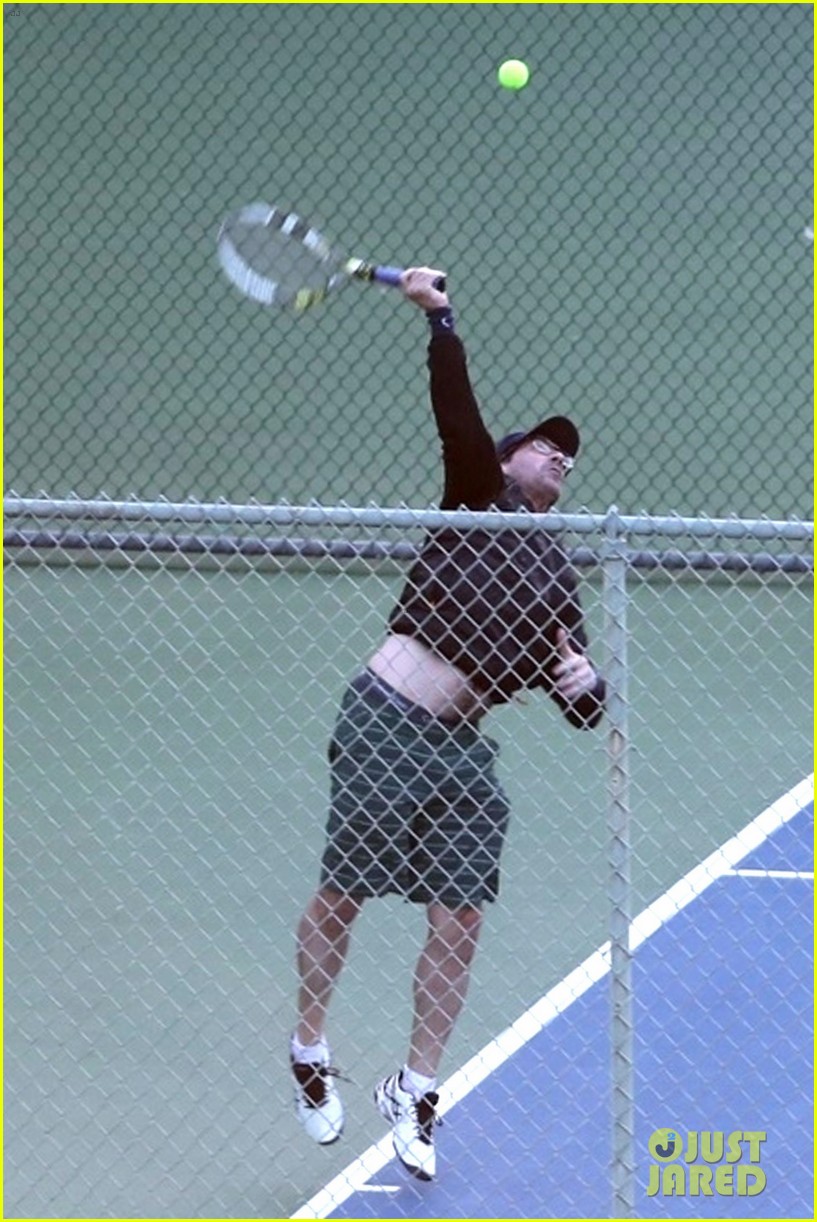 jon hamm plays tennis with a mystery female friend 054056861