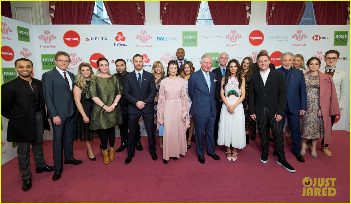 tom hardy cheryl cole meet prince charles at the princes trust awards 2018 154046741